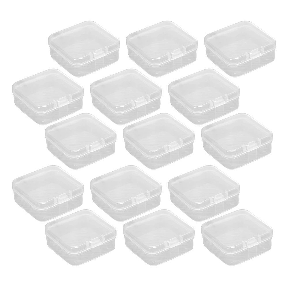 55pcs Transparent Storage Boxes Square Sealed Lid Dustproof Plastic Jewelry Containers ganizer Space Saving Bead Cases Small
55pcs Transparent Storage Boxes Square Sealed Lid Dustproof Plastic Jewelry Containers ganizer Space Saving Bead Cases Small