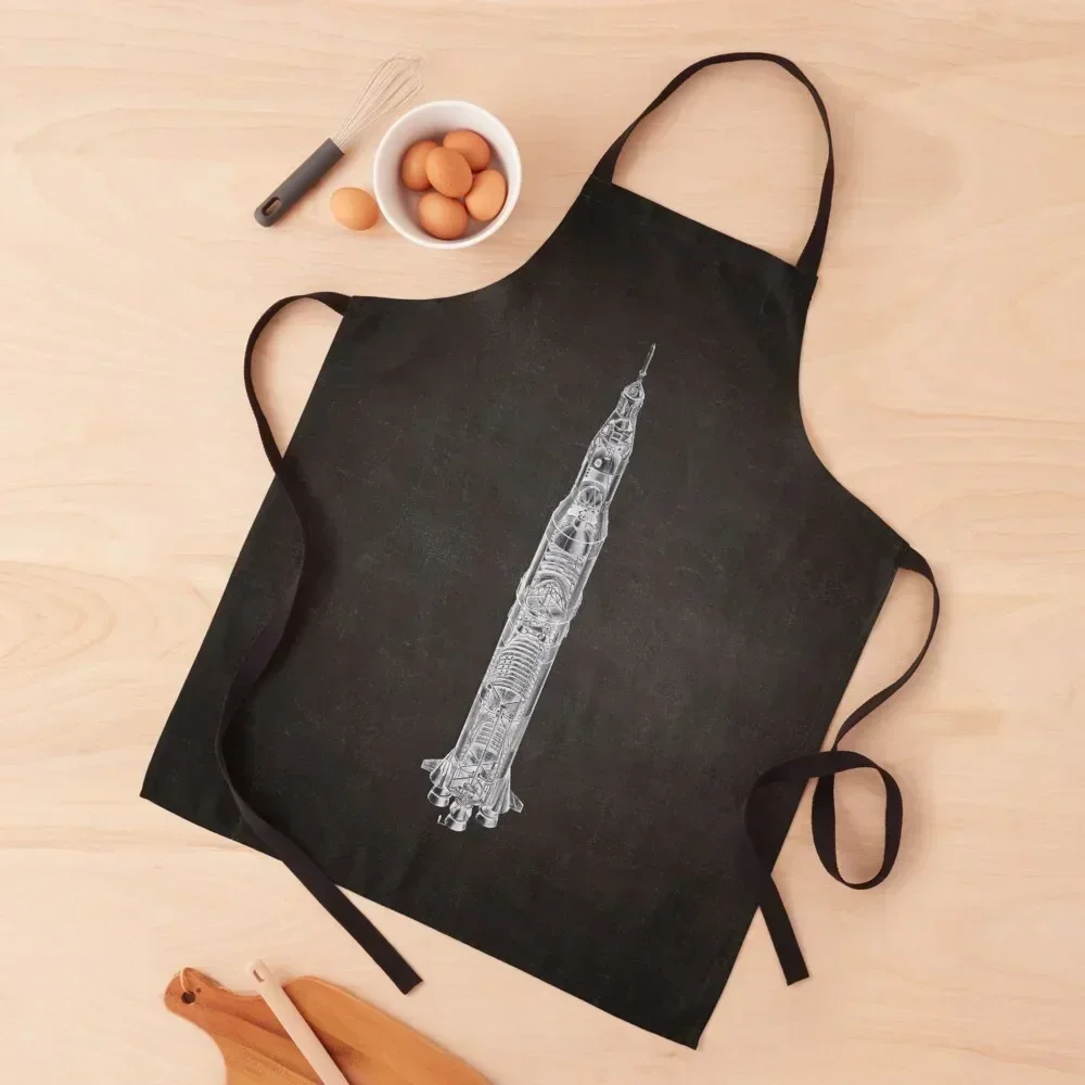 Apollo Saturn V Blueprint in High Resolution (black) Apron New year's Kitchen accessories painting women's work Apron
Apollo Saturn V Blueprint in High Resolution (black) Apron New year's Kitchen accessories painting women's work Apron