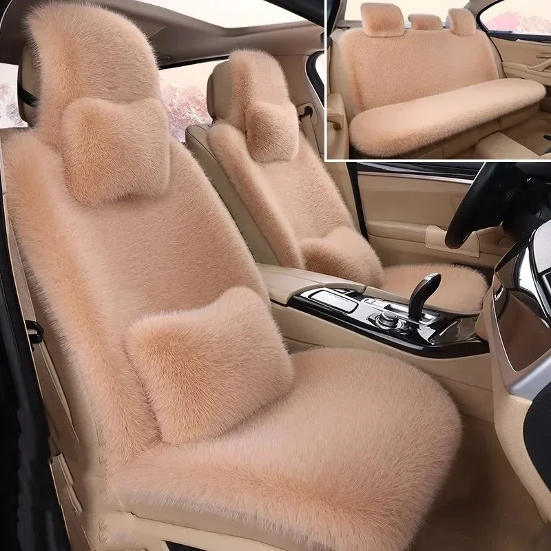 Car seat cover set fur front seat cushion artificial fur wool car seat cover winter warm plush soft sheepskin universal
Car seat cover set fur front seat cushion artificial fur wool car seat cover winter warm plush soft sheepskin universal
