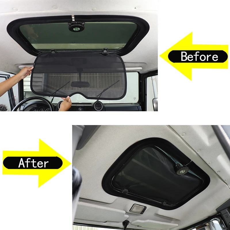 Sunroof SunShade For Land Rover Defender 2004-2018 Memory Steel Ring Net Skylight Sunshade Visors UV Rays Protection Accessories
Sunroof SunShade For Land Rover Defender 2004-2018 Memory Steel Ring Net Skylight Sunshade Visors UV Rays Protection Accessories