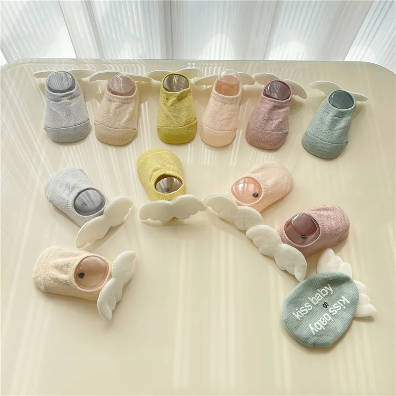 0-3 Yrs Baby Floor Socks With Angle Wing Elastic Cotton Shallow Baby Girl Sox Non-Skid Children's Socks Newborn Baby Accessories
0-3 Yrs Baby Floor Socks With Angle Wing Elastic Cotton Shallow Baby Girl Sox Non-Skid Children's Socks Newborn Baby Accessories