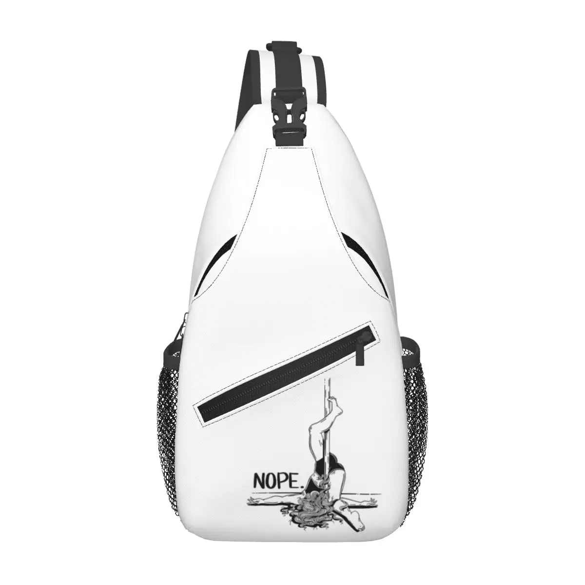 Pole Dance Nope Black Chest Bag Men Sling Crossbody Backpack Chest Bag Travel Hiking Daypack Shoulder Bag
Pole Dance Nope Black Chest Bag Men Sling Crossbody Backpack Chest Bag Travel Hiking Daypack Shoulder Bag