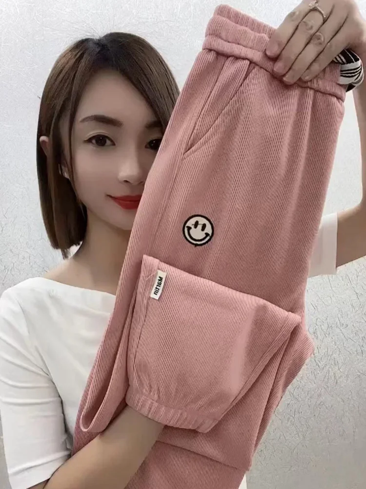Women Spring Summer 2023 High Waist Trousers Cotton Elastic Wash Harun Pants Loose Trousers Slim Casual Pants Ladies
Women Spring Summer 2023 High Waist Trousers Cotton Elastic Wash Harun Pants Loose Trousers Slim Casual Pants Ladies