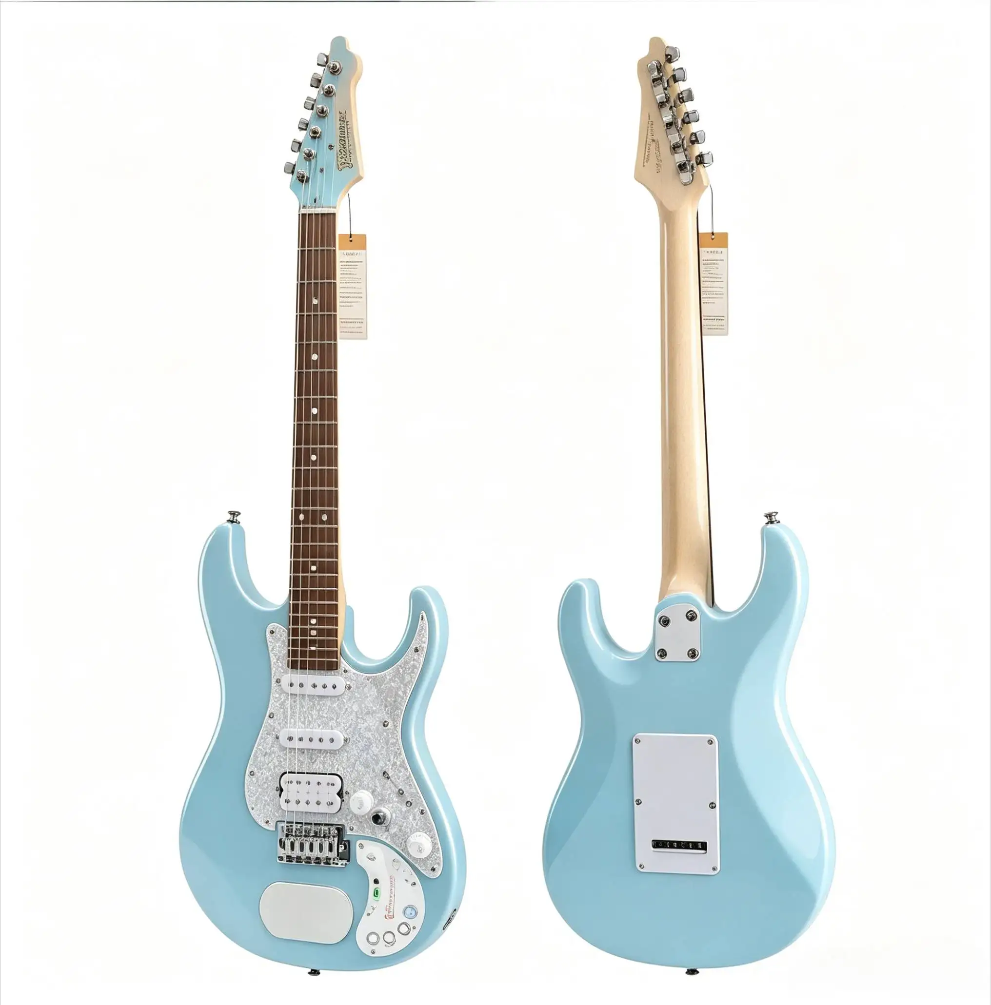 True Tone Vibe T3 All-in-One Smart Electric Guitar, Built-in Speaker & Effects, Comes with Gig Bag, Strap, Strings & Accessories
True Tone Vibe T3 All-in-One Smart Electric Guitar, Built-in Speaker & Effects, Comes with Gig Bag, Strap, Strings & Accessories