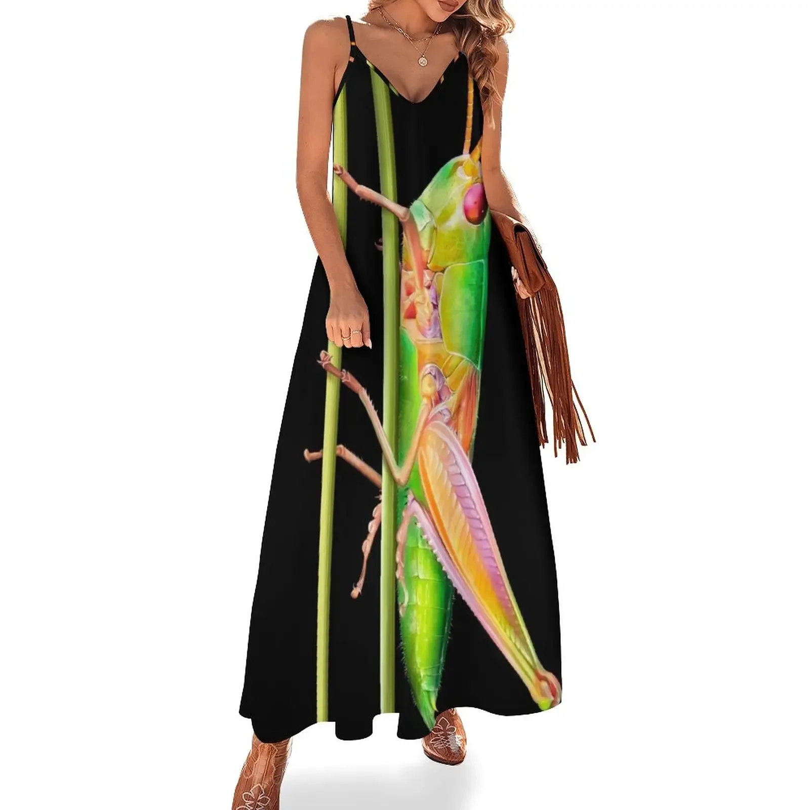 Grasshopper Sleeveless Dress dresses for prom Dress women women's luxury party dress Party dresses
Grasshopper Sleeveless Dress dresses for prom Dress women women's luxury party dress Party dresses