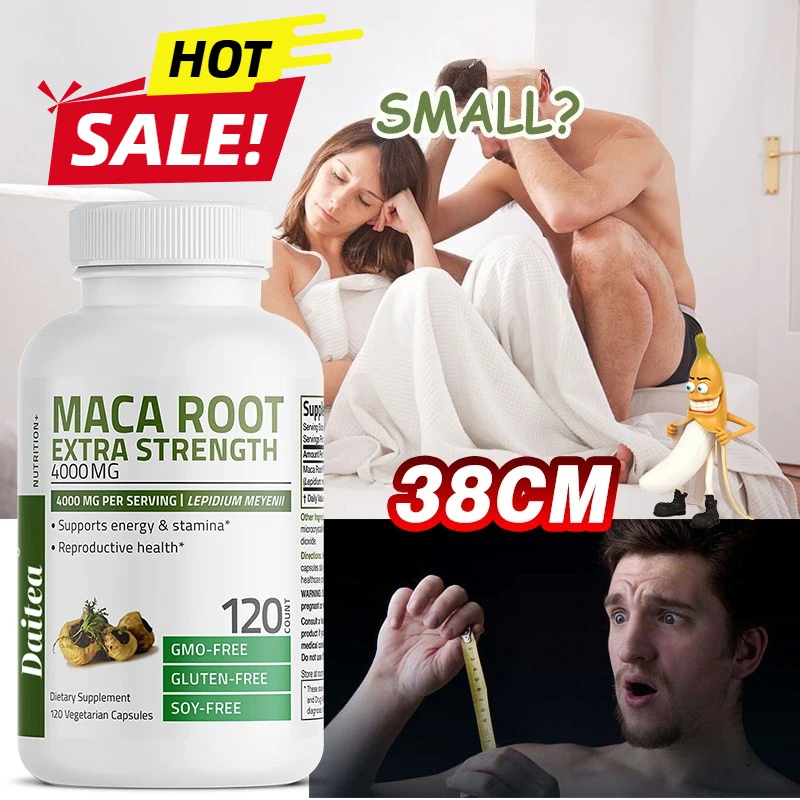 Maca Root Extra Strength 4000 MG per Serving,for Energy, Endurance, Muscle Strength and Performance,Non-GMO,Vegetarian Capsules
Maca Root Extra Strength 4000 MG per Serving,for Energy, Endurance, Muscle Strength and Performance,Non-GMO,Vegetarian Capsules