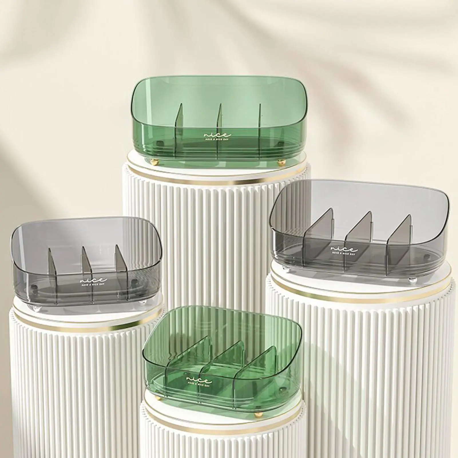 Makeup Desk Organizer 4-Compartment Detachable Cosmetic Box Lipstick Organizer For Bathroom Bedroom Vanity Dresser Desk Dorm
Makeup Desk Organizer 4-Compartment Detachable Cosmetic Box Lipstick Organizer For Bathroom Bedroom Vanity Dresser Desk Dorm