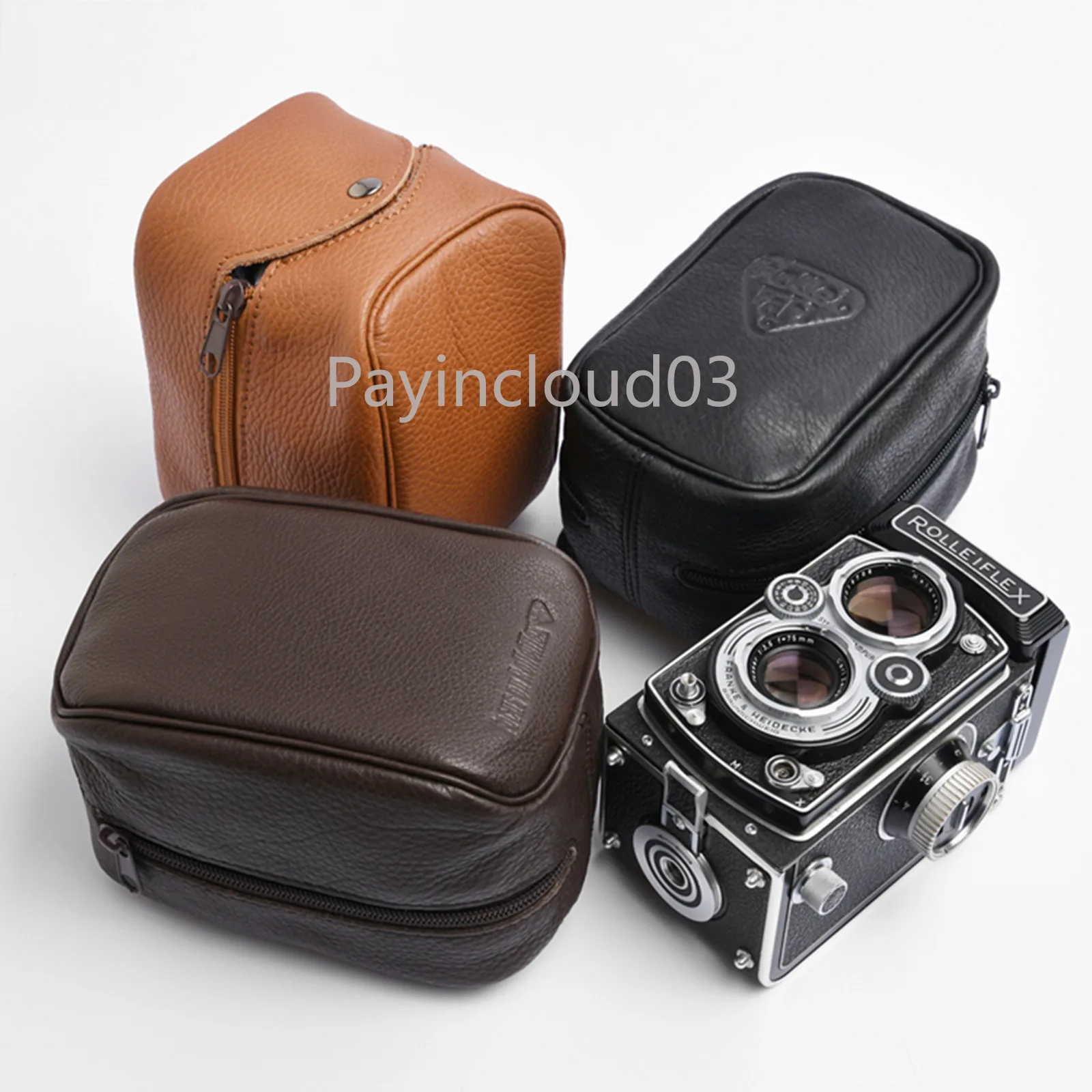 Rolleiflex、Rolleicord TLR Camera Leather Soft Case /Protective Bag-Not Included Shoulder Strap
Rolleiflex、Rolleicord TLR Camera Leather Soft Case /Protective Bag-Not Included Shoulder Strap