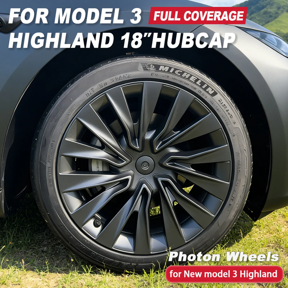 4 шт. крышка ступицы автомобиля для Tesla Model 3 Highland 2024, сменная 18-дюймовая крышка колеса, автомобильная полная крышка обода, аксессуары, крышка колеса
4 шт. крышка ступицы автомобиля для Tesla Model 3 Highland 2024, сменная 18-дюймовая крышка колеса, автомобильная полная крышка обода, аксессуары, крышка колеса