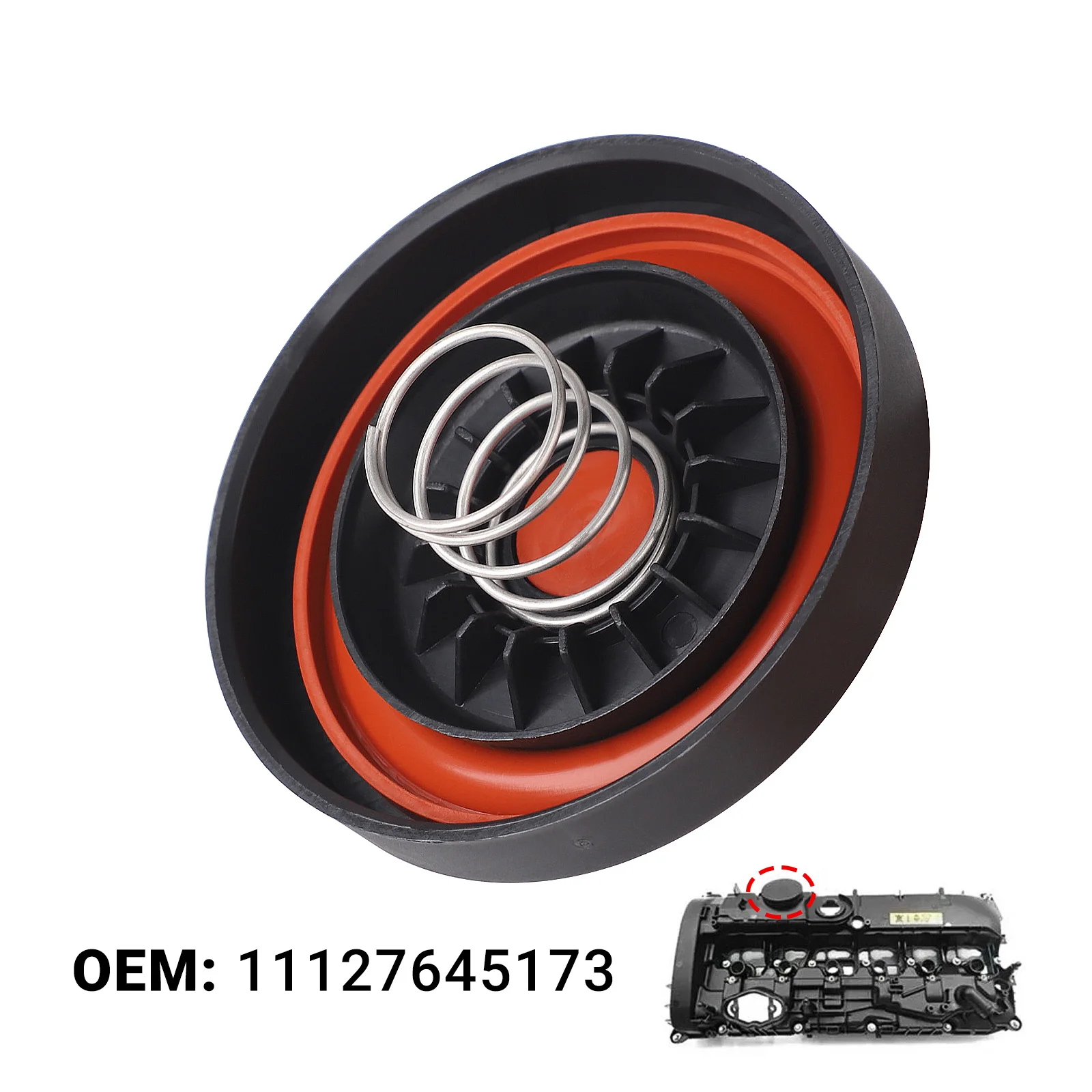PCV Valve Cover Repair Kit Valve Cap & Membrane, For BMW F31 F34 G30 X3 F32 F20 F21 F22 F23 F30 F33 F36 Replace OEM 11127645173
PCV Valve Cover Repair Kit Valve Cap & Membrane, For BMW F31 F34 G30 X3 F32 F20 F21 F22 F23 F30 F33 F36 Replace OEM 11127645173