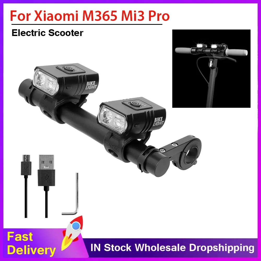 1000LM USB Rechargeable Waterproof Headlight for Xiaomi M365 Pro 1S Mi3 Electric Scooter Front Lamp1200 mAh Flashlight Accessory
1000LM USB Rechargeable Waterproof Headlight for Xiaomi M365 Pro 1S Mi3 Electric Scooter Front Lamp1200 mAh Flashlight Accessory