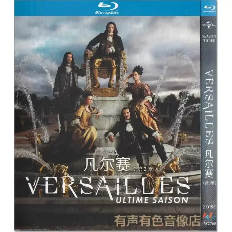 Versailles Seasons 1–3 French Biographical Historical TV Series High Definition BD Blu-ray 6 Discs
Versailles Seasons 1–3 French Biographical Historical TV Series High Definition BD Blu-ray 6 Discs