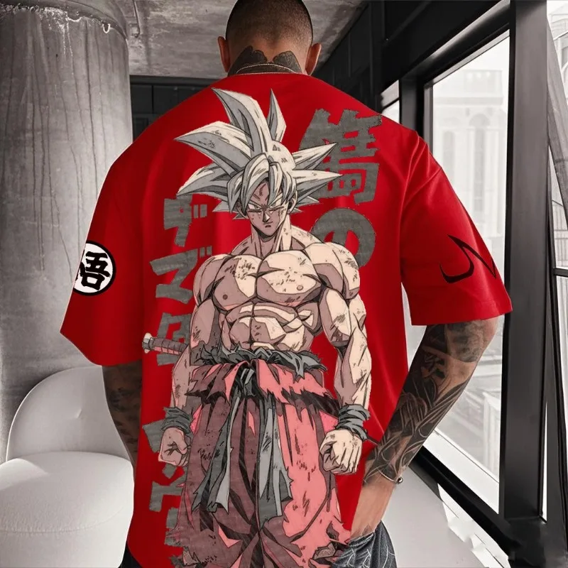 2026Summer Dragon Ball Streetwear T-Shirt Oversized 100% Cotton Gym Top with Samurai Ultra Instinct Goku Print Unisex Casual Tee
2026Summer Dragon Ball Streetwear T-Shirt Oversized 100% Cotton Gym Top with Samurai Ultra Instinct Goku Print Unisex Casual Tee