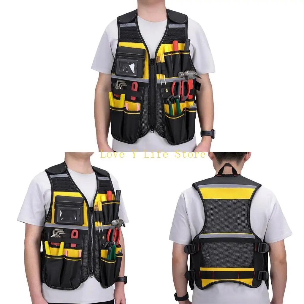 L74C Tool Vest для жилета для мужчин безопасности с регулируемыми ремнями для электрических
L74C Tool Vest для жилета для мужчин безопасности с регулируемыми ремнями для электрических