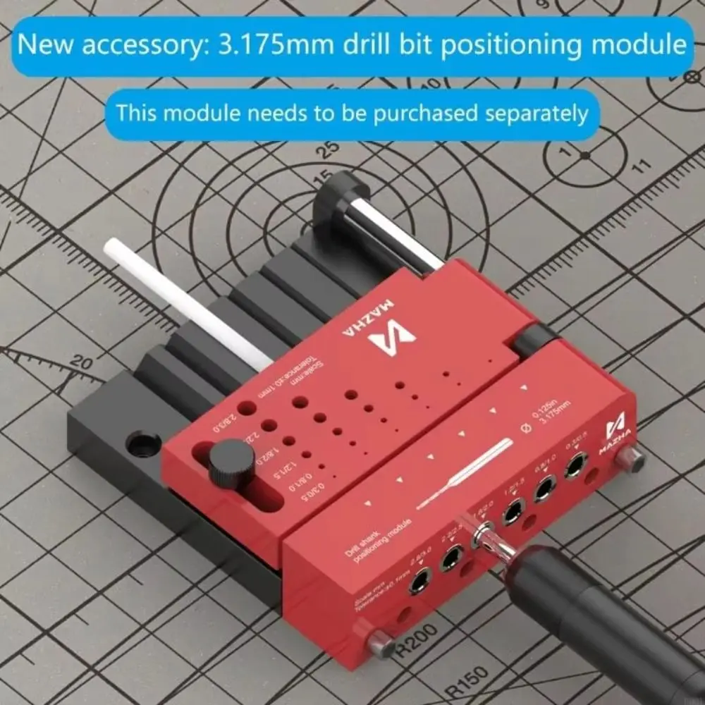 DIY Craft Round Rod Center Locator Aluminum Alloy Professional Round Bar Drilling Auxiliary Tool Portable for Gundam Model
DIY Craft Round Rod Center Locator Aluminum Alloy Professional Round Bar Drilling Auxiliary Tool Portable for Gundam Model