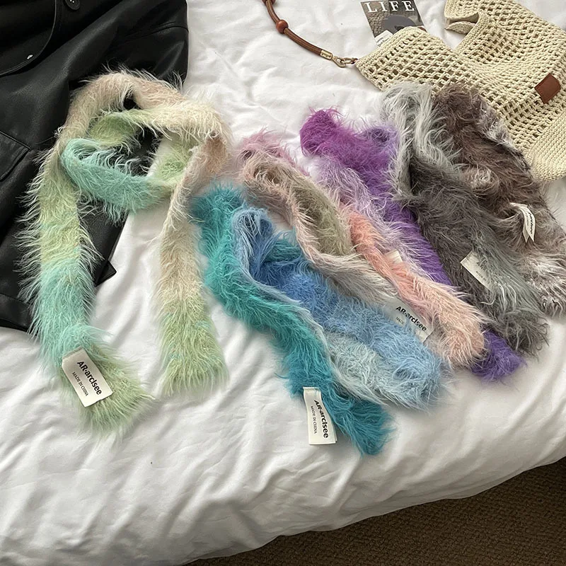 Японский Южнокорейский стиль, длинный женский узкий стиль, постепенно меняет цвет, имитация норки, допамин, нишевой шарф
Японский Южнокорейский стиль, длинный женский узкий стиль, постепенно меняет цвет, имитация норки, допамин, нишевой шарф