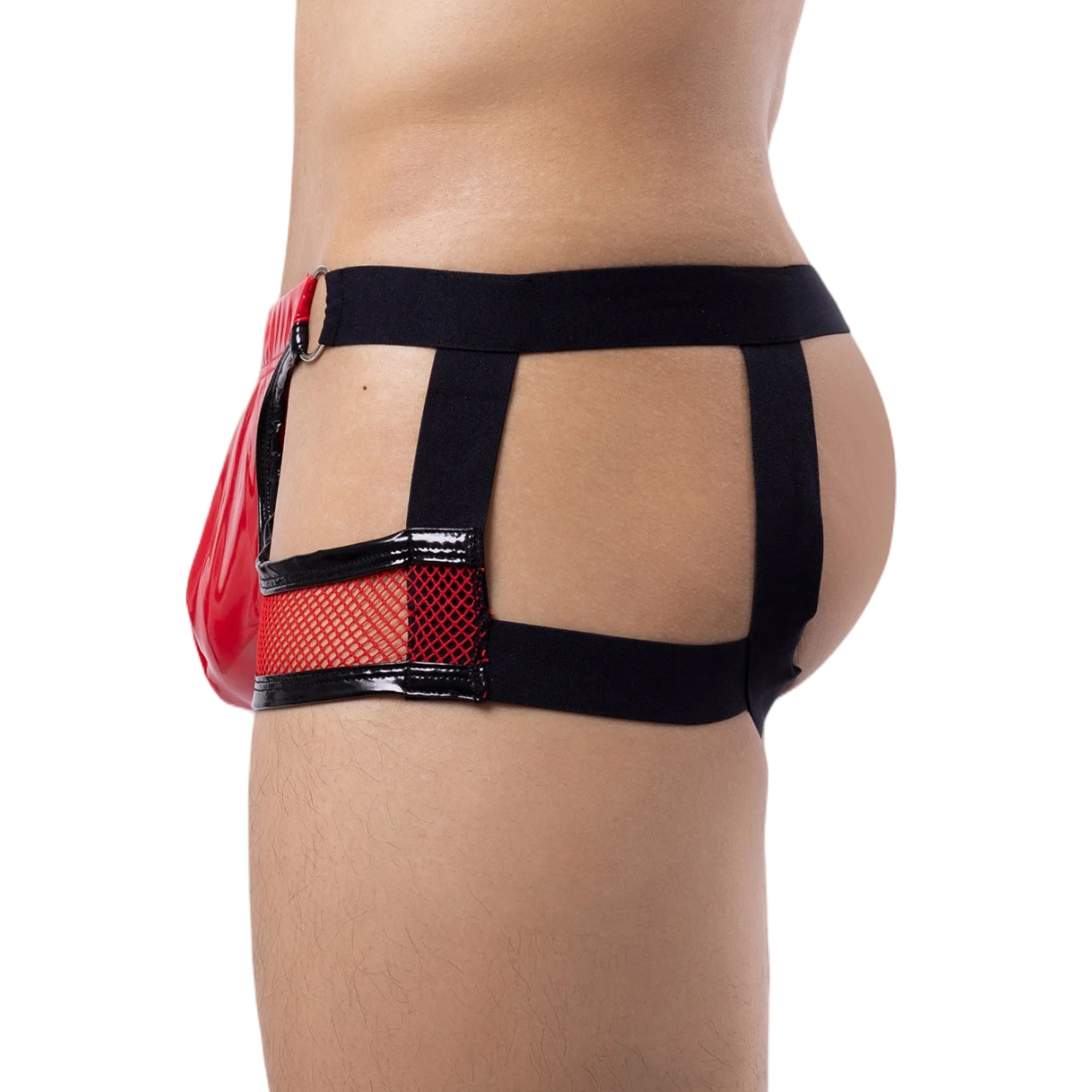 Fetish Lingerie Mens Sexy PU Leather Mesh Patchwork Exotic Boxers Briefs Open Butt Gay Panties Men Underwear Latex Boxer Shorts
Fetish Lingerie Mens Sexy PU Leather Mesh Patchwork Exotic Boxers Briefs Open Butt Gay Panties Men Underwear Latex Boxer Shorts