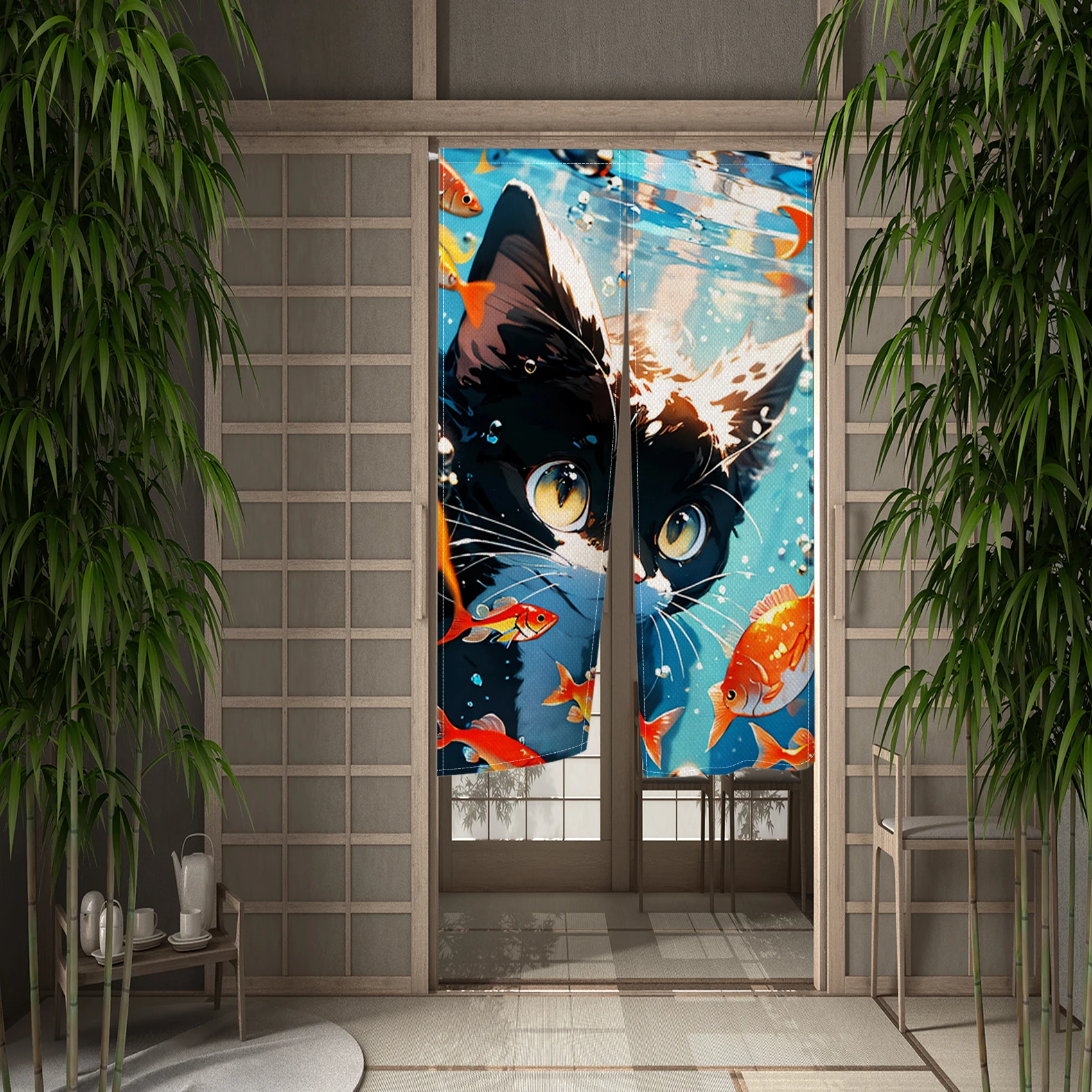 Забавная занавеска на дверь с изображением кота, декор для дверного проема, льняная занавеска, мультяшная перегородка, драпировка, кухонный вход, подвесная полузанавеска
Забавная занавеска на дверь с изображением кота, декор для дверного проема, льняная занавеска, мультяшная перегородка, драпировка, кухонный вход, подвесная полузанавеска