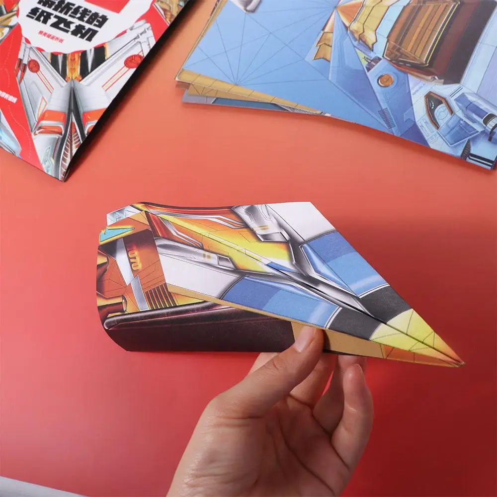 Paper Handmade Colored Paper Set Montessori Folding Airplane Origami Set Cartoon 3D Versatile Paper Aircraft Toy
Paper Handmade Colored Paper Set Montessori Folding Airplane Origami Set Cartoon 3D Versatile Paper Aircraft Toy