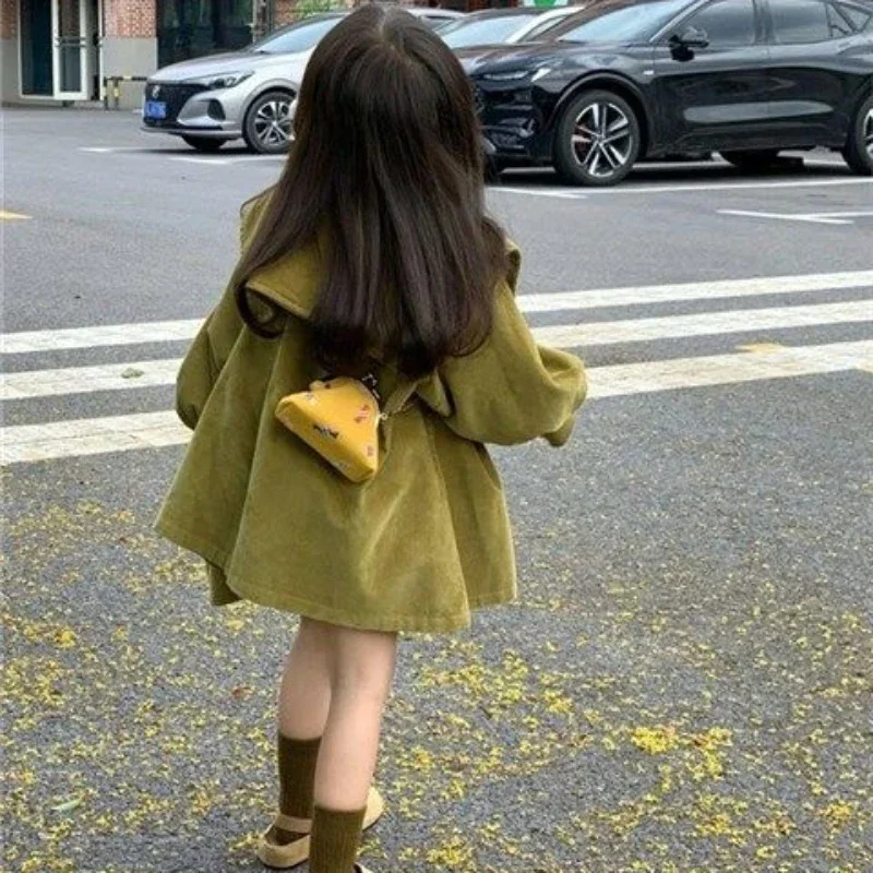 2025 Spring Girls Big Lapel Skirt Korean Baby Girl Solid Color Corduroy Dress Children's Princess Skirt Kids Clothes
2025 Spring Girls Big Lapel Skirt Korean Baby Girl Solid Color Corduroy Dress Children's Princess Skirt Kids Clothes