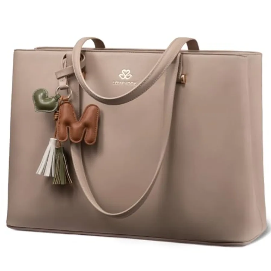 LOVEVOOK Laptop Tote Bag for Women Work Tote Gift with Zipper Leather Laptop Bag with Computer Compartment
LOVEVOOK Laptop Tote Bag for Women Work Tote Gift with Zipper Leather Laptop Bag with Computer Compartment
