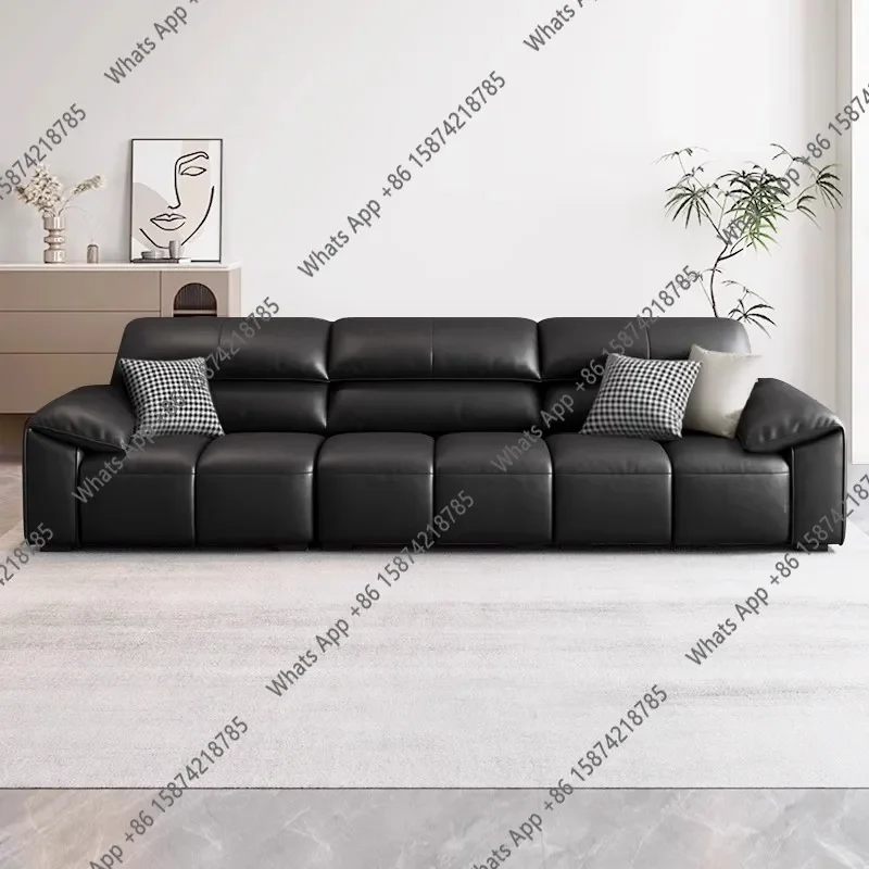 30 Italian minimalist leather sofa small apartment living room black straight piano keys first layer cowhide sofa
30 Italian minimalist leather sofa small apartment living room black straight piano keys first layer cowhide sofa