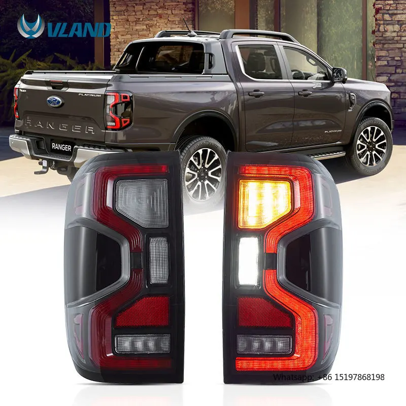 VLAND Factory Wholesale LED Tail Rear Lamp 2022-2024-UP T9 Car Tail Lights for Ford Ranger
VLAND Factory Wholesale LED Tail Rear Lamp 2022-2024-UP T9 Car Tail Lights for Ford Ranger