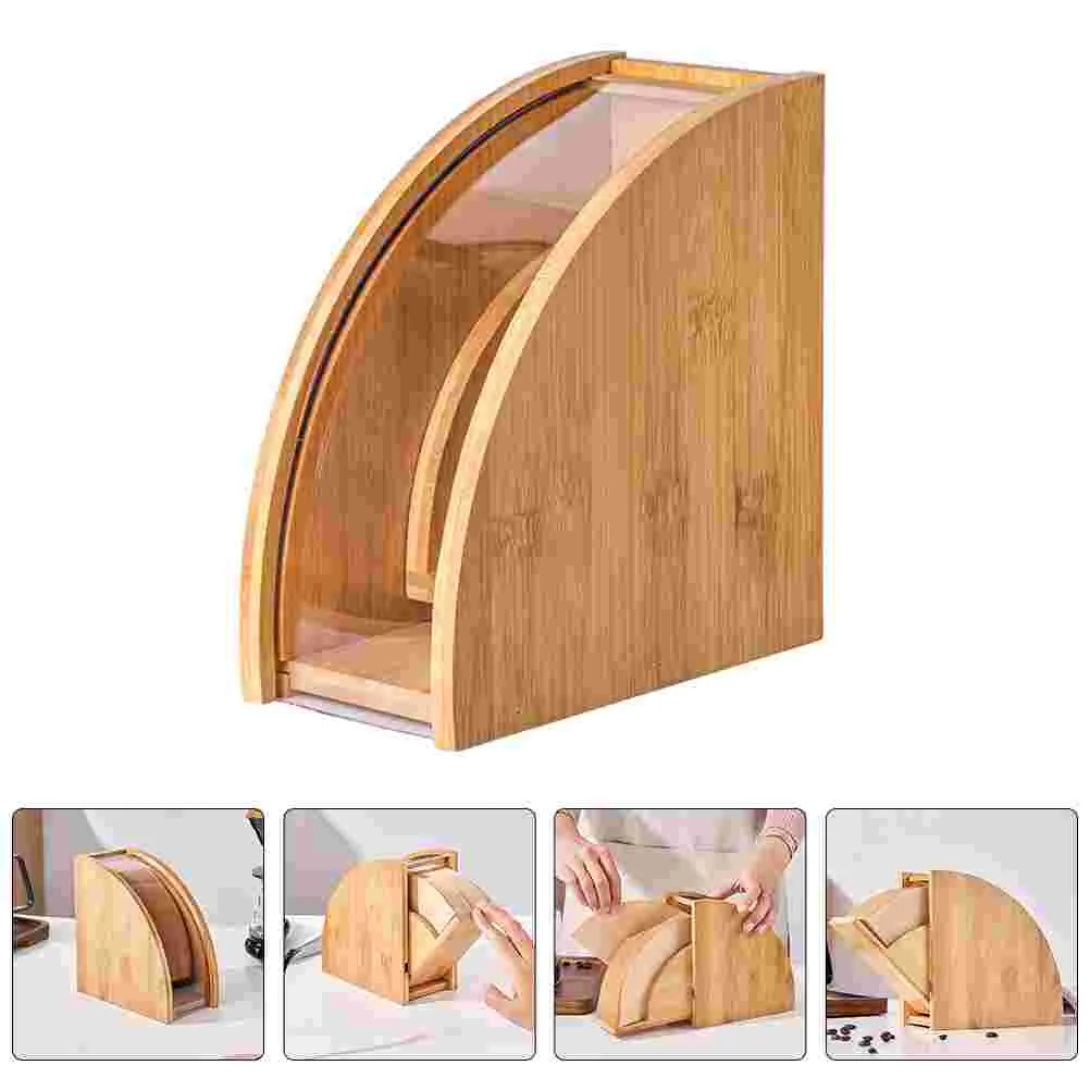 Coffee Paper Storage Box Maker Filter Organizer Bar Stand Basket Holder for Container Wood Office
Coffee Paper Storage Box Maker Filter Organizer Bar Stand Basket Holder for Container Wood Office