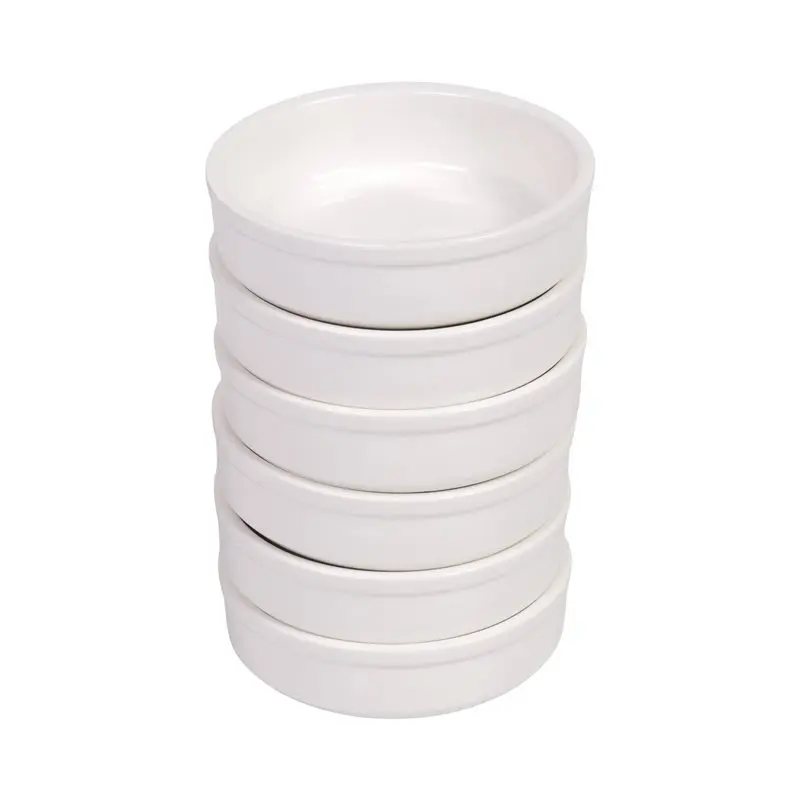ABUL-Ramekins 4 Oz, Creme Brulee Ramekins Oven Safe Shallow Souffle Dishes For Baking Custard, Quiche Pans 6Pack
ABUL-Ramekins 4 Oz, Creme Brulee Ramekins Oven Safe Shallow Souffle Dishes For Baking Custard, Quiche Pans 6Pack