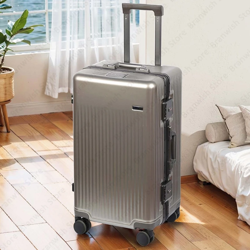 Aluminum Alloy Frame Suitcase Rolling Luggage With USB Port Boarding Cabin Travel Suitcase Alloy Trolley Case Carry On 20 Inch
Aluminum Alloy Frame Suitcase Rolling Luggage With USB Port Boarding Cabin Travel Suitcase Alloy Trolley Case Carry On 20 Inch