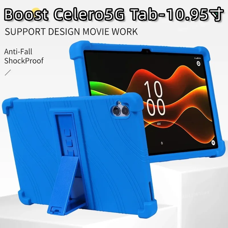 Мягкий силиконовый детский чехол-подставка для Celero 5G Tab 10,95 дюйма, 2025 г., регулируемая противоударная крышка с подставкой
Мягкий силиконовый детский чехол-подставка для Celero 5G Tab 10,95 дюйма, 2025 г., регулируемая противоударная крышка с подставкой