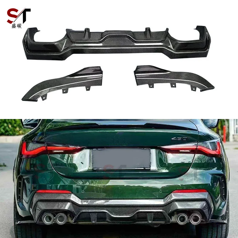 Suitable for BM 4 Series G22 G23 Two-Door Carbon Fiber Rear Lip Rear Wrap Angle Diffuser Modified Tail Lip Surround
Suitable for BM 4 Series G22 G23 Two-Door Carbon Fiber Rear Lip Rear Wrap Angle Diffuser Modified Tail Lip Surround