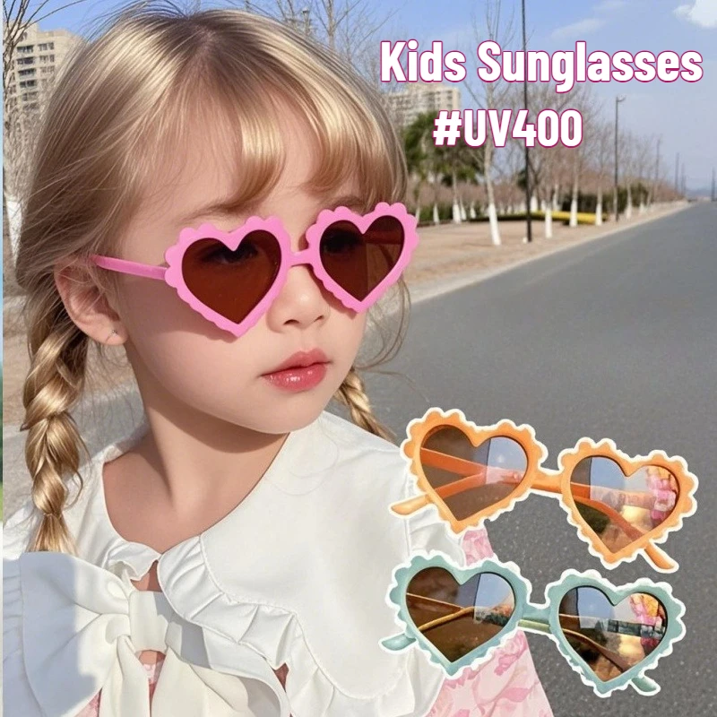 New Children's Love Sunglasses Fashion Baby Sunglasses Peach Heart Multi-color Baby Photo Glasses UV Protection Sunglasses
New Children's Love Sunglasses Fashion Baby Sunglasses Peach Heart Multi-color Baby Photo Glasses UV Protection Sunglasses