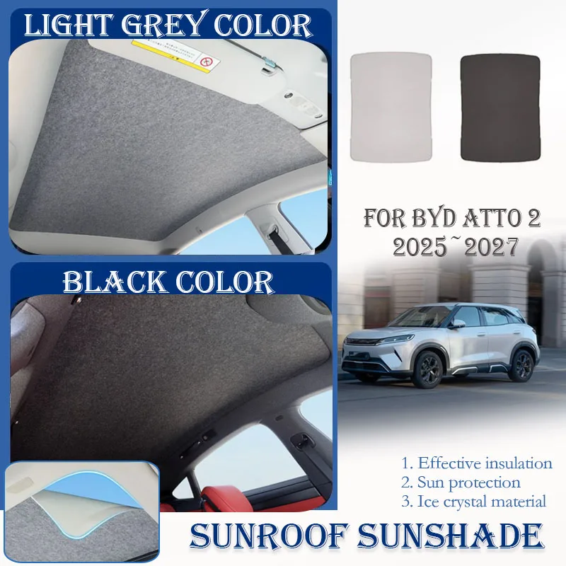 Car Skylight Sunshade For BYD Atto 2 DM-i Yuan Up S1 Pro 2025-2027 Nano Ice Crystals Film Window Visor Sun Shade Car Accessories
Car Skylight Sunshade For BYD Atto 2 DM-i Yuan Up S1 Pro 2025-2027 Nano Ice Crystals Film Window Visor Sun Shade Car Accessories