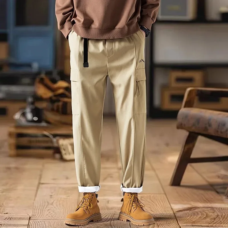 Man Cotton Casual Pants Male Workwear Hombre Straight Trousers Male Big Size Men Elastic Waist Cargo Pants New in cargo pants
Man Cotton Casual Pants Male Workwear Hombre Straight Trousers Male Big Size Men Elastic Waist Cargo Pants New in cargo pants