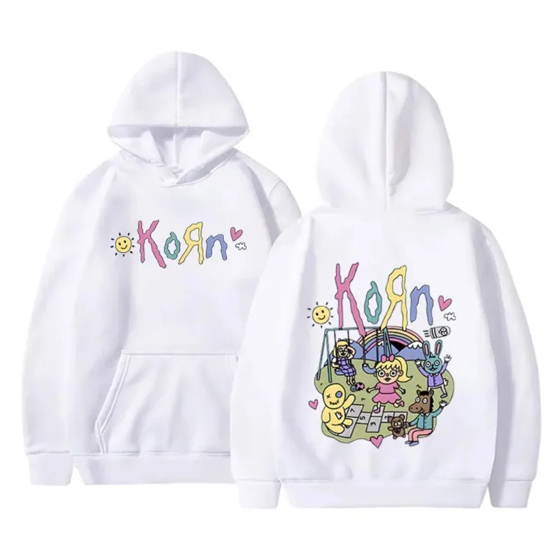 Толстовка с рисунком рок-группы Korn, мужская повседневная одежда, флисовые хлопковые толстовки унисекс, мужские и женские винтажные толстовки большого размера с металлическим рисунком
Толстовка с рисунком рок-группы Korn, мужская повседневная одежда, флисовые хлопковые толстовки унисекс, мужские и женские винтажные толстовки большого размера с металлическим рисунком