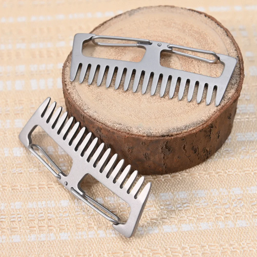 Titanium Alloy Comb Lightweight Small Anti static Keychain Travel Outdoor Hair Care Styling Tool Practical Longlasting
Titanium Alloy Comb Lightweight Small Anti static Keychain Travel Outdoor Hair Care Styling Tool Practical Longlasting