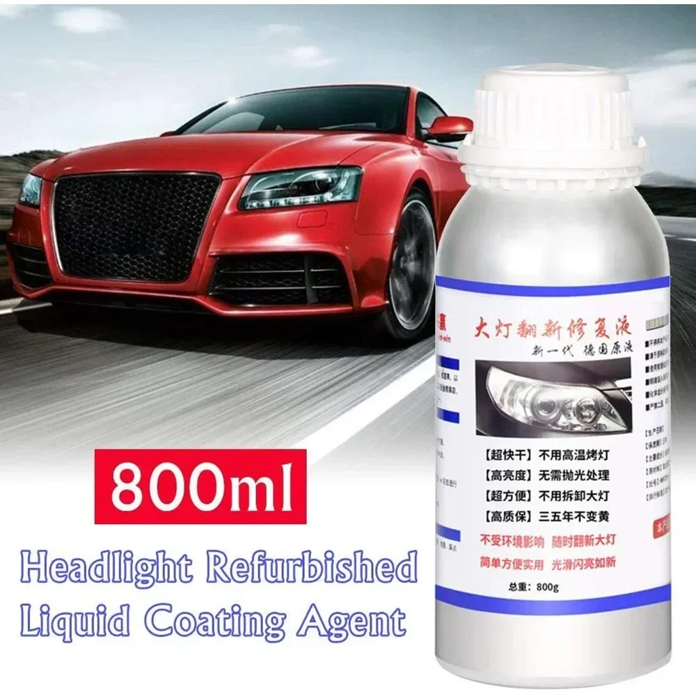 Headlights Liquid Polymer Headlight Chemical Polish Repair Fluid Refurbishment Scratch Repair 800ml Polishing Headlights Kit
Headlights Liquid Polymer Headlight Chemical Polish Repair Fluid Refurbishment Scratch Repair 800ml Polishing Headlights Kit