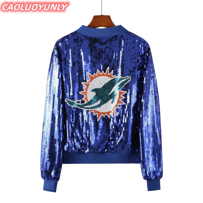 Autumn New High Quality Streetwear Long Sleeve Zipper Sequins Cartoon Jacket Hip Hop Round Neck Loose Women' Outerwear Coats
Autumn New High Quality Streetwear Long Sleeve Zipper Sequins Cartoon Jacket Hip Hop Round Neck Loose Women' Outerwear Coats