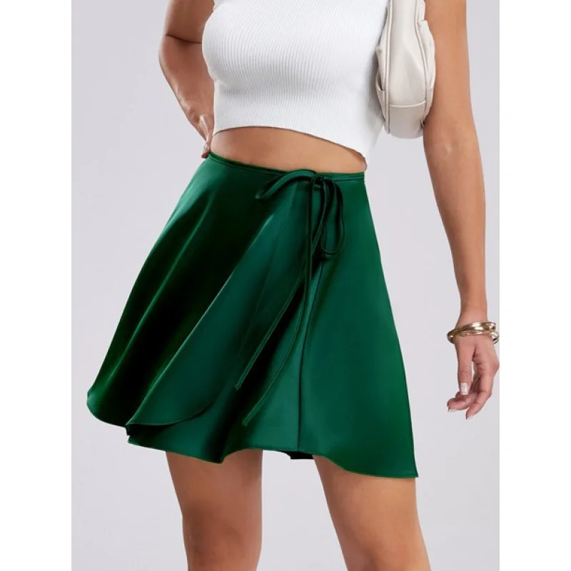 2025 Satin High Waist Lace-up One PieceAWord Skirt European and American Solid Skirt C001
2025 Satin High Waist Lace-up One PieceAWord Skirt European and American Solid Skirt C001