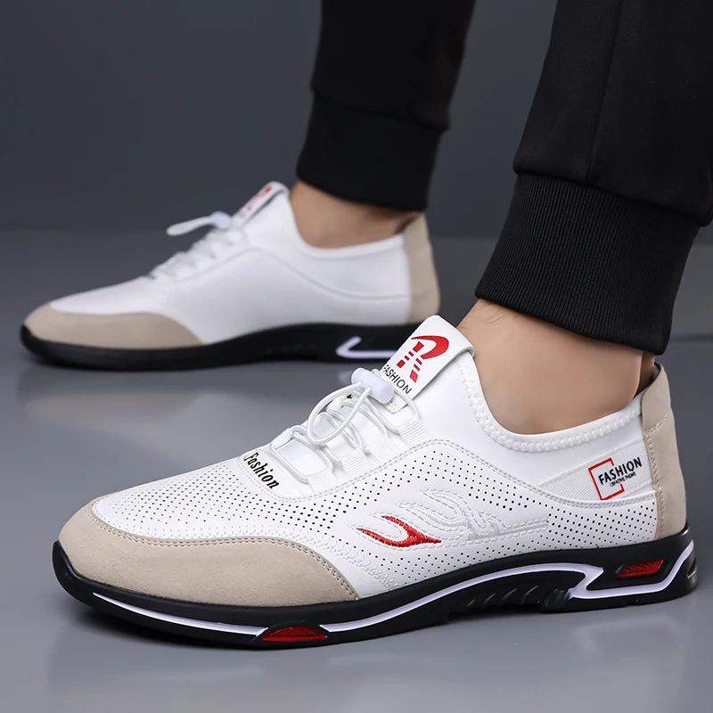 2026 Hot Men's Shoes Lightweight Leather Shoes for Men Soft Soled Male Sneakers Breathable Casual Shoes Slip on Working Footwear
2026 Hot Men's Shoes Lightweight Leather Shoes for Men Soft Soled Male Sneakers Breathable Casual Shoes Slip on Working Footwear