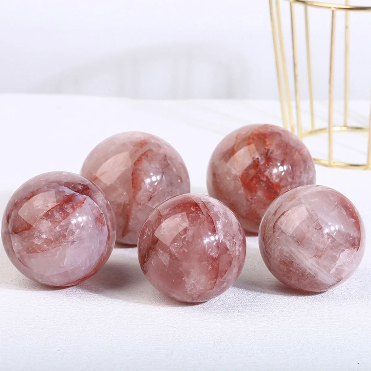 1PC Natural Fire Quartz Crystal Sphere, Magic Divination, Reiki Healing Energy Ball, Home Decoration Gifts
1PC Natural Fire Quartz Crystal Sphere, Magic Divination, Reiki Healing Energy Ball, Home Decoration Gifts