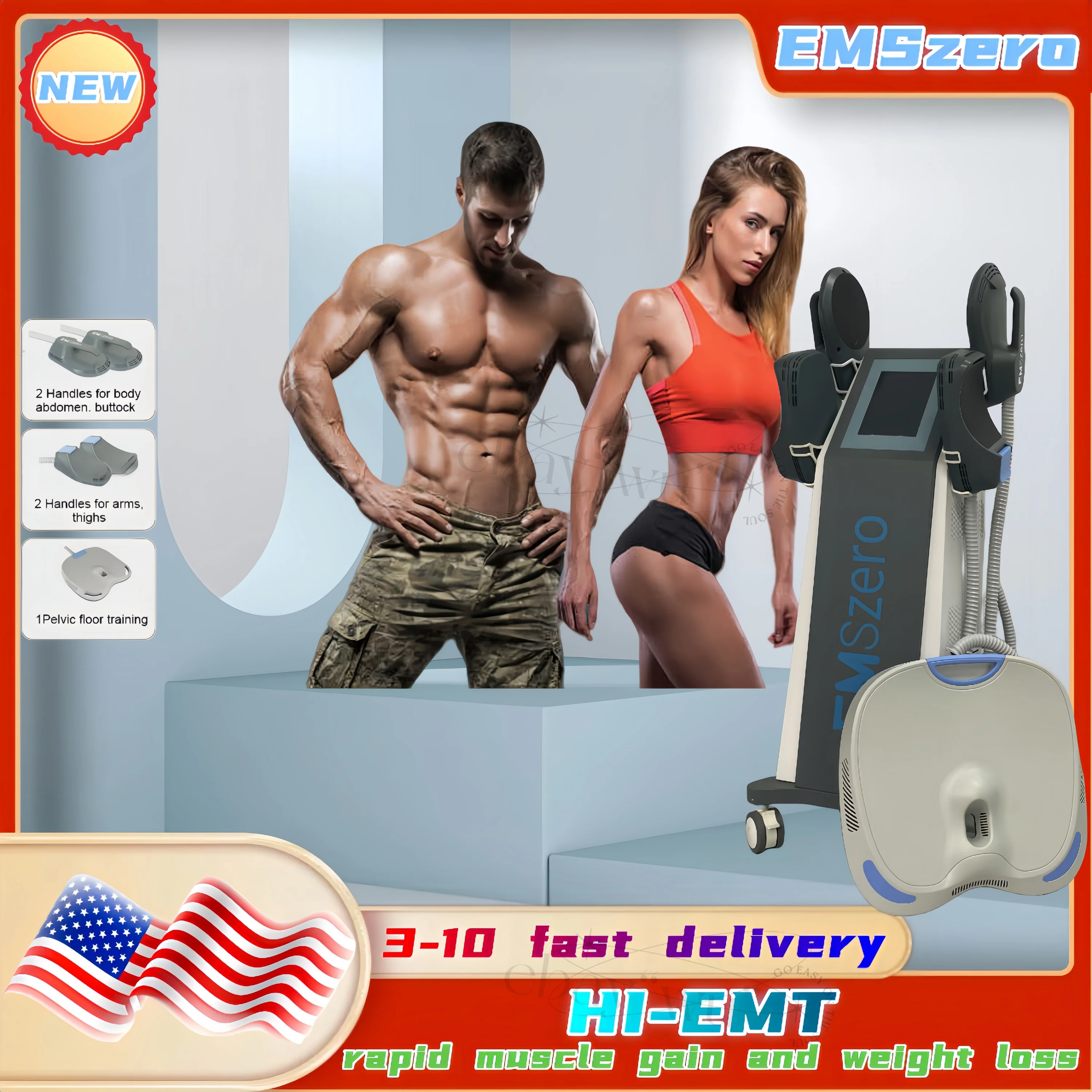 6500W Ems Zero Nova NEO Professional EMSZERO PRO ULTRA RF Machine 2024 EM Body Sculpting 14 TES HIEMT Muscle Stimulation Slim
6500W Ems Zero Nova NEO Professional EMSZERO PRO ULTRA RF Machine 2024 EM Body Sculpting 14 TES HIEMT Muscle Stimulation Slim