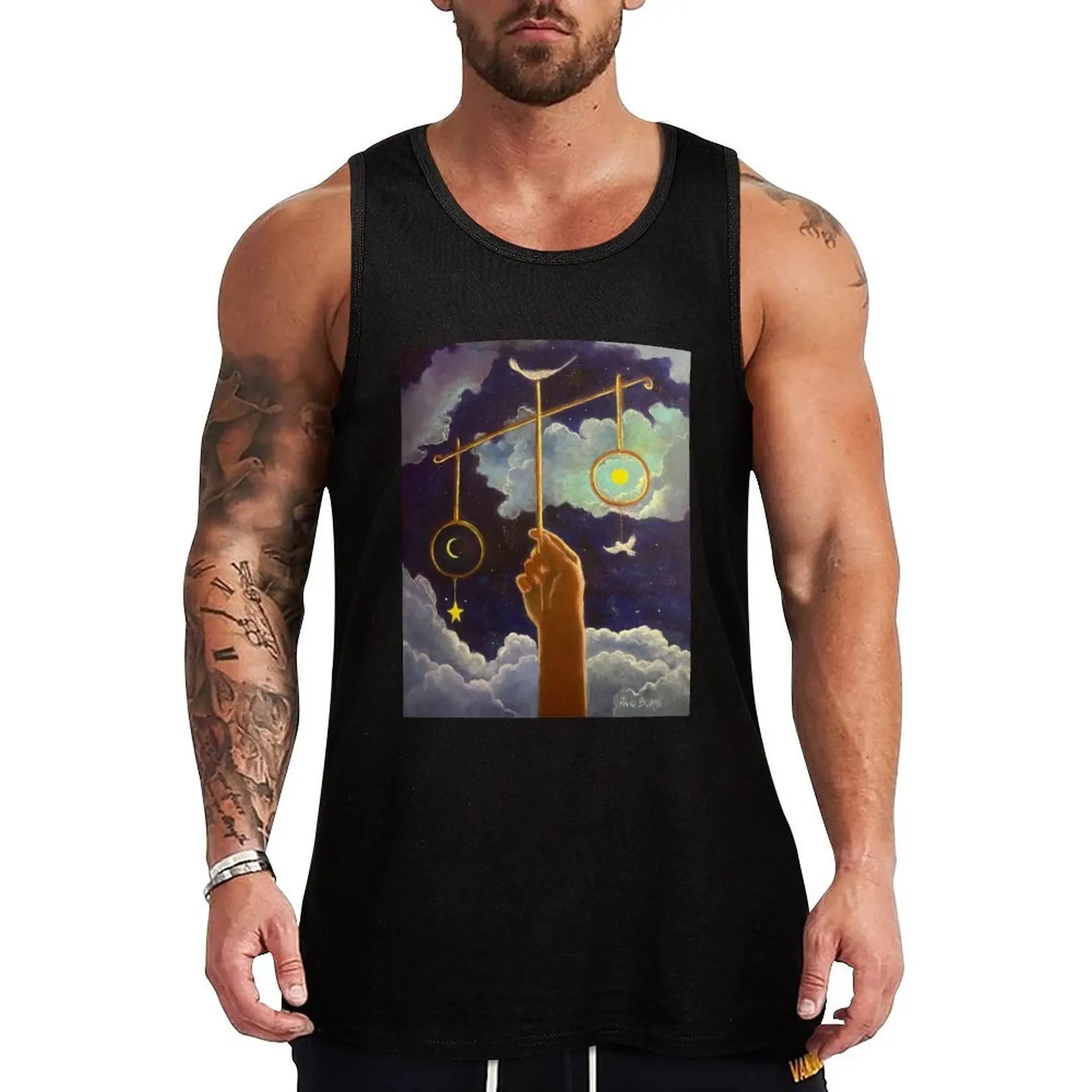 The Balance of God Tank Top Casual Print Tank Top Daily Graphic Sleeveless Wear
The Balance of God Tank Top Casual Print Tank Top Daily Graphic Sleeveless Wear