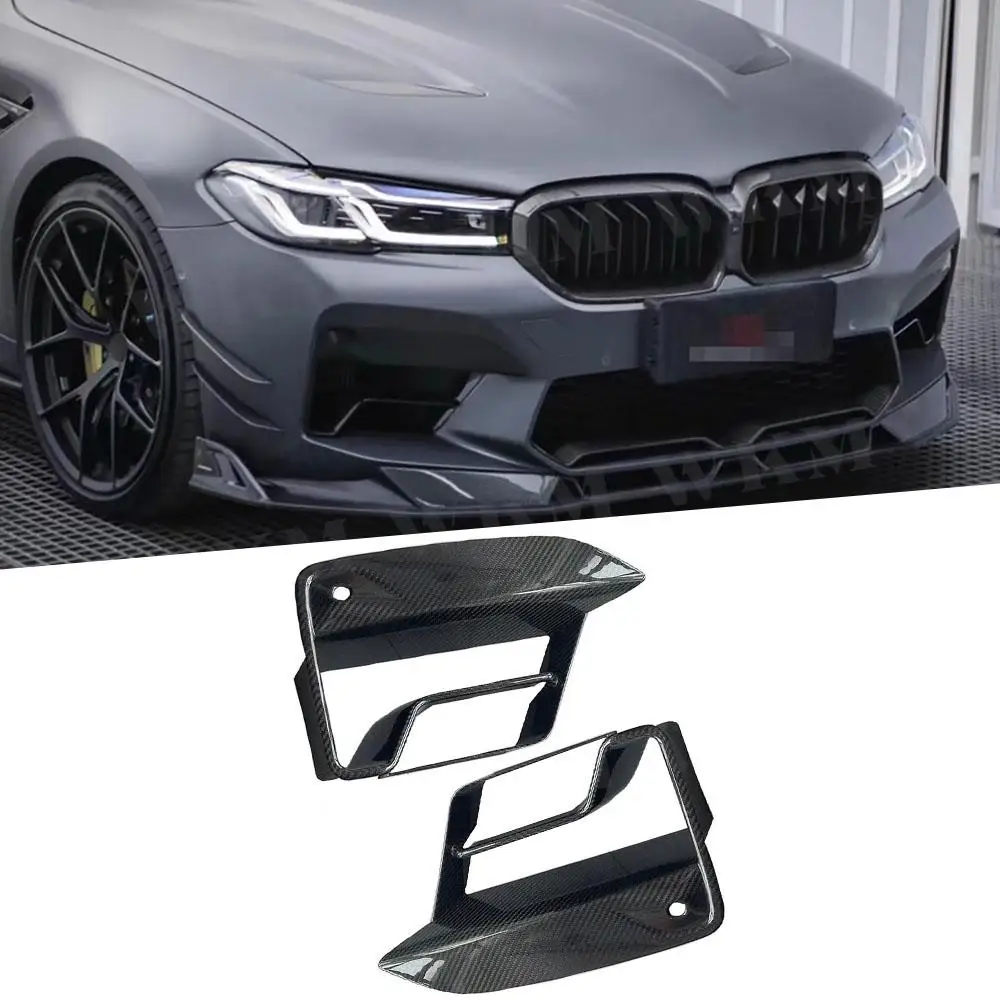 2 PCS/Set Dry Carbon Fiber /FRP Front Fog lamp Air Vent Body Kits Trims for BMW F90 M5 LCI 2022+ Front Bumper Air Vent Trims
2 PCS/Set Dry Carbon Fiber /FRP Front Fog lamp Air Vent Body Kits Trims for BMW F90 M5 LCI 2022+ Front Bumper Air Vent Trims