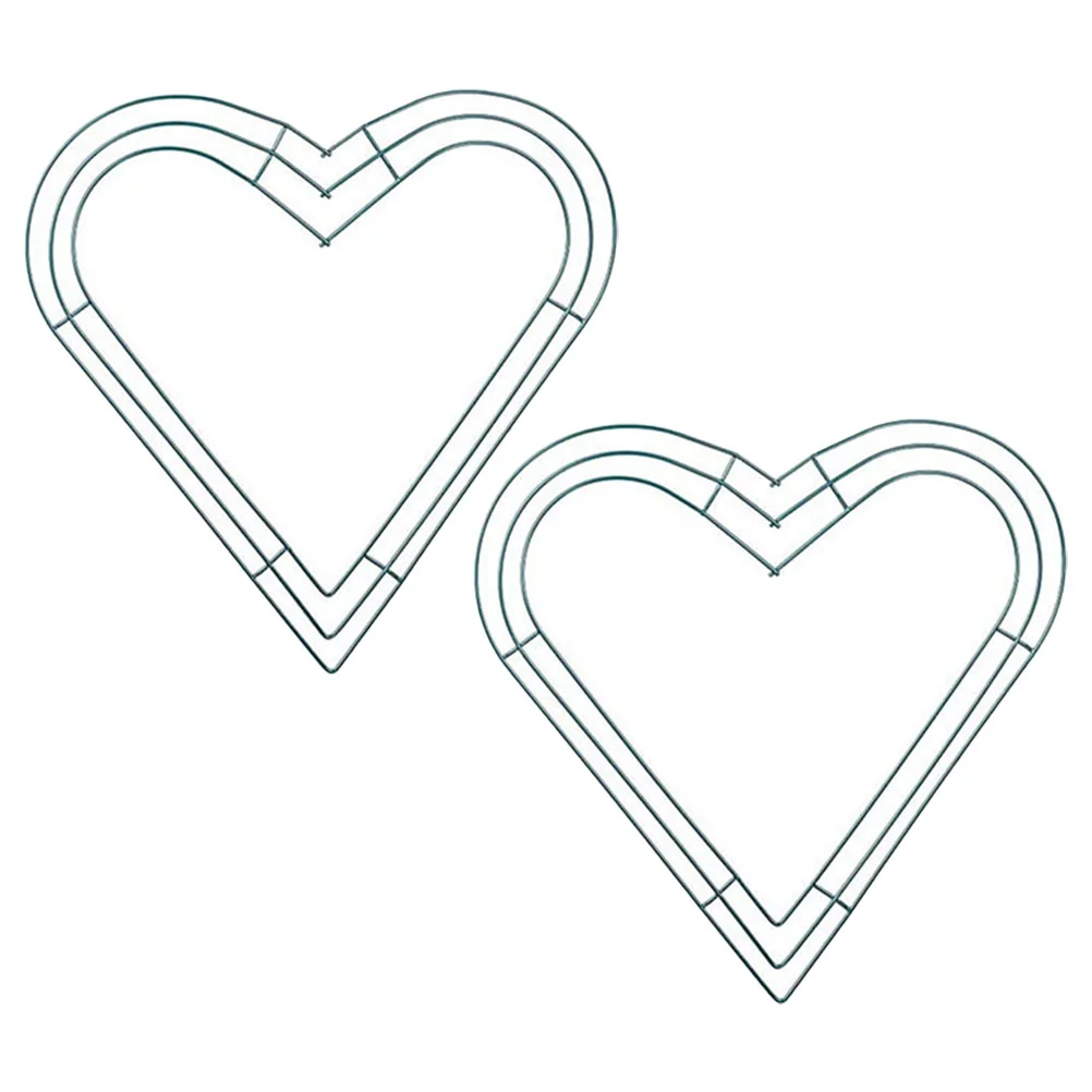 2 Pcs Garland Hoop Iron Frame Wreath for Crafts Flower Xmas Christmas Heart Shape Wreaths Floral Making Outdoor Wire Ring
2 Pcs Garland Hoop Iron Frame Wreath for Crafts Flower Xmas Christmas Heart Shape Wreaths Floral Making Outdoor Wire Ring