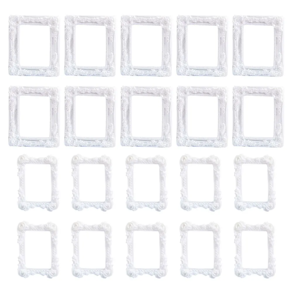 20 Pcs Resin Photo Frame Charm White Simulation DIY Craft Accessories Phone Case Decor Lightweight Durable Storage
20 Pcs Resin Photo Frame Charm White Simulation DIY Craft Accessories Phone Case Decor Lightweight Durable Storage