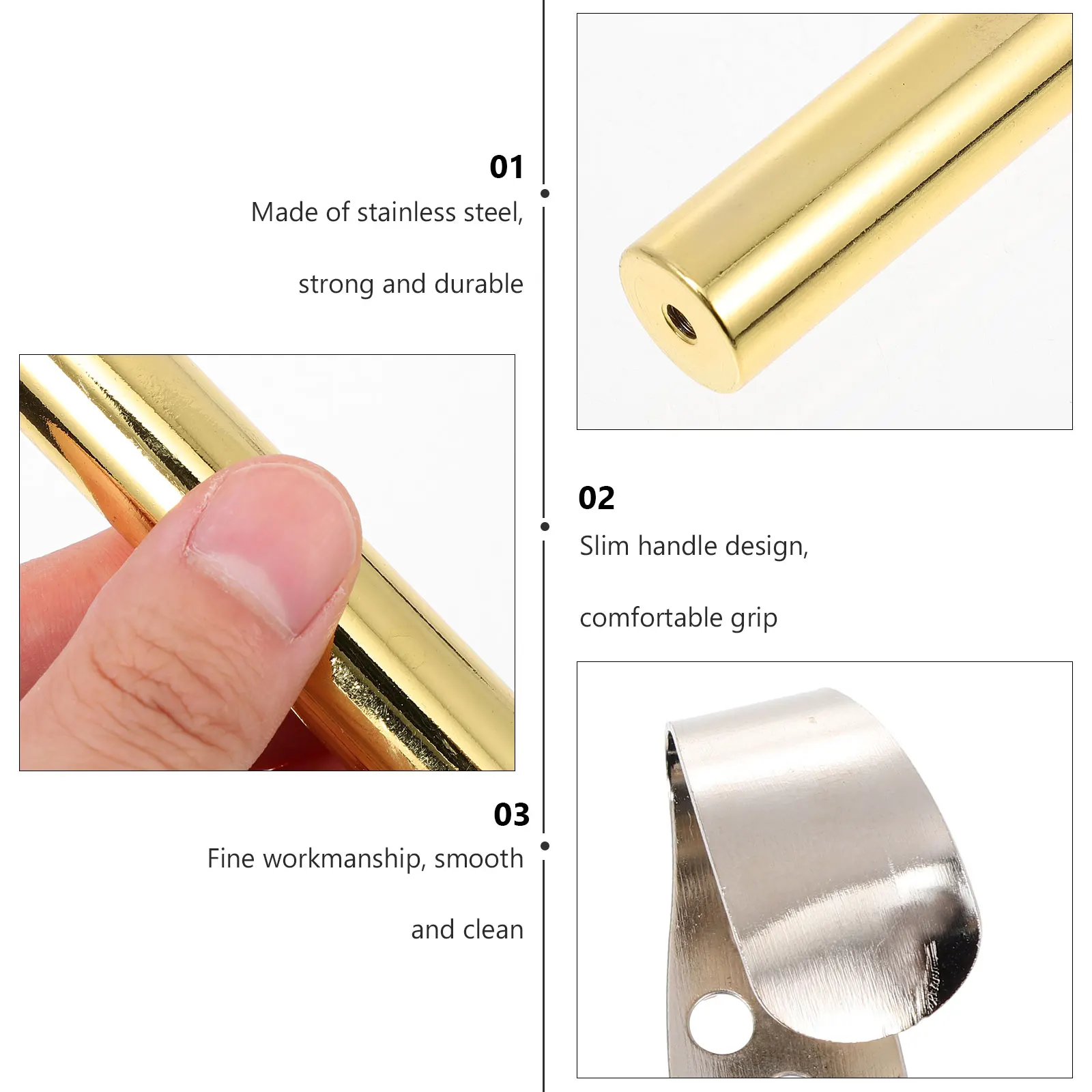 Electric Guitar Slider Tube Professional Stick Standard Slides for Metal Rod Portable
Electric Guitar Slider Tube Professional Stick Standard Slides for Metal Rod Portable