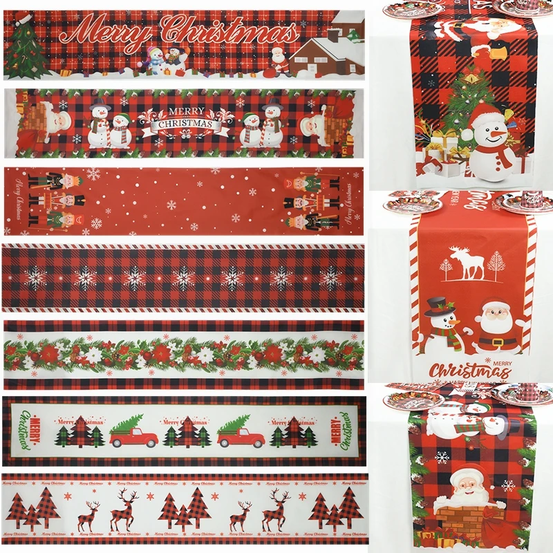 Christmas Table Runner Decorations Red Santa Claus Snowman Snowflake Table Cover Tablecloth Home Christmas New Year Party Decor
Christmas Table Runner Decorations Red Santa Claus Snowman Snowflake Table Cover Tablecloth Home Christmas New Year Party Decor
