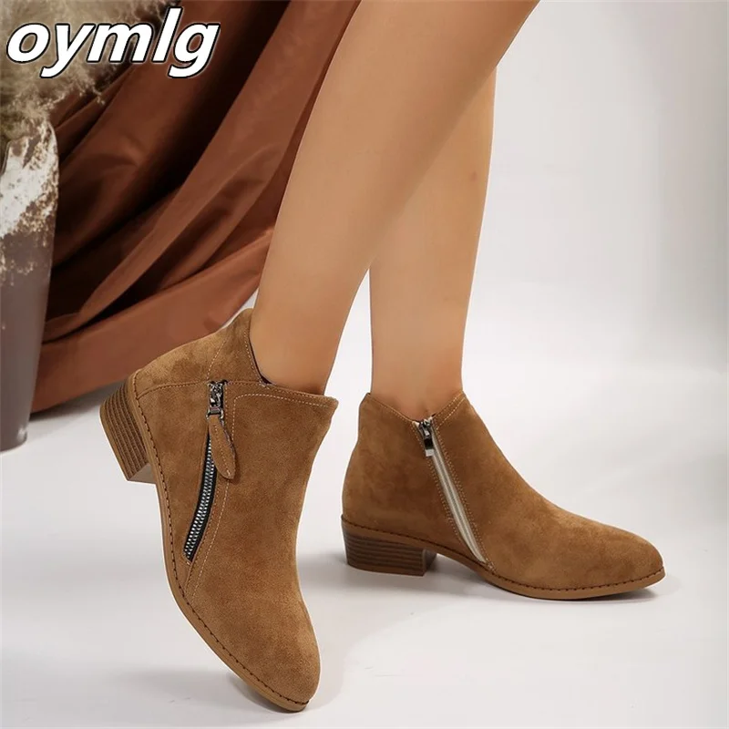 Large Pointed Low Heel Side Zipper Fashion Boots 2023 New Fashion Short Boots for Women heels women ankle boots for women
Large Pointed Low Heel Side Zipper Fashion Boots 2023 New Fashion Short Boots for Women heels women ankle boots for women